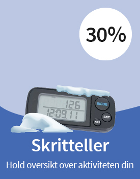 Spar 30% på Seagull Skritteller m. 30 dagers minne - 1 stk.